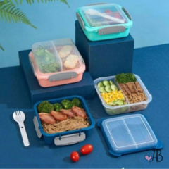 LUNCHERA VIANDA CUADRADA DOBLE