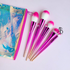 BROCHAS METAL ESTUCHE HOLO SET X7
