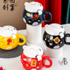 TAZA CON TAPA GATO LUCKY BALL - comprar online
