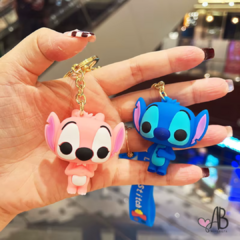 LLAVERO 3D STITCH ANGEL FUNKO PACK - comprar online