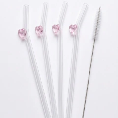 SORBETE VIDRIO HEART CRISTAL SET X4 - comprar online