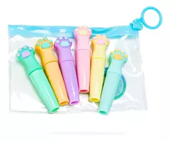 RESALTADOR MINI HUELLITA CAT SET X6 - comprar online