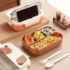 LUNCHERA VIANDA CUTE 4 DIVISIONES en internet