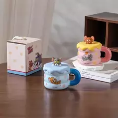 TAZA CON TAPA TOM Y JERRY PARTY en internet