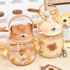 BOTELLA COLGANTE FORMA OSO KAWAII