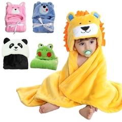 MANTA CON CAPUCHA BEBE