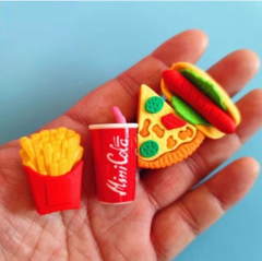 GOMA DE BORRAR FAST FOOD SET X4 - comprar online