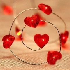 LUCES ALAMBRE CORAZON