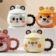 TAZA CON TAPA ANIMALES BUBBLE en internet