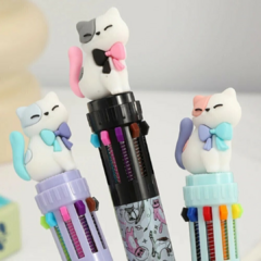 BIROME 10 COLORES GATO TEEN SET X6 - Ab importados