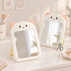 ESPEJO DE MESA GATITO KAWAII