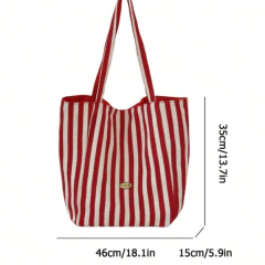 TOTE BAG RAYADO COLORS REVERSIBLE en internet