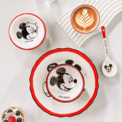 SET X5 VAJILLA CERÁMICA MICKEY RED - comprar online