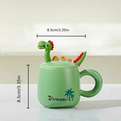 TAZA CON TAPA DINOSAURIO FUNNY en internet