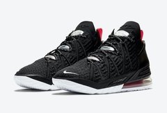 Tênis LeBron 18 'Black University Red'