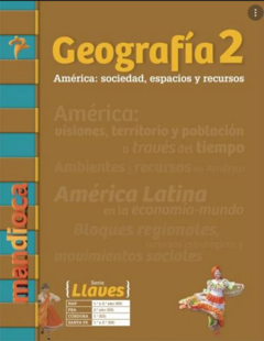 GEOGRAFIA 2 SERIE LLAVES MANDIOCA