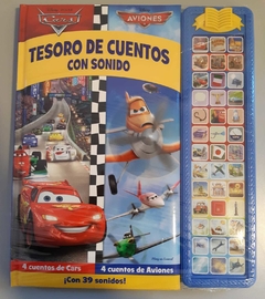 DISNEY TESORO CUENTOS SONIDOS CARS Y AVIONES