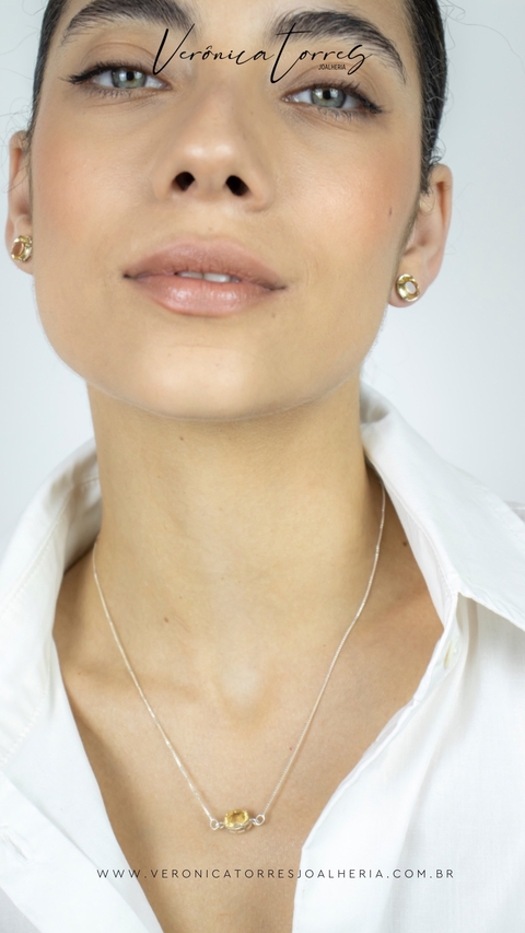 Brinco Oval Charmed Grande