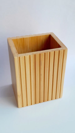 VASO BAMBOO CUADRADO
