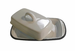 MANTEQUERA ENLOZADA ENALMELWARE BCA BORDE NEGRO - comprar online