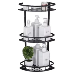 ESQUINERO TRIPLE CON BASE ALUMINIO NEGRO - comprar online
