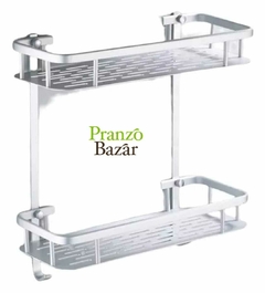 REPISA DOBLE RECTA ALUMINIO 30 X13X38