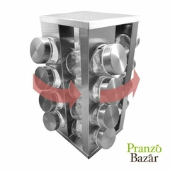 ESPECIERO ACERO INOX 16 PZAS - comprar online