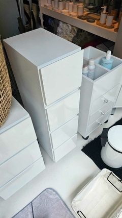 CAJONERA BCA LAQ 4 CAJONES LISA 20X30X80 CM - comprar online