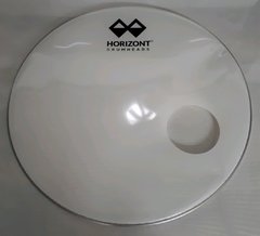 parche 20' blanco para frente de bombo con agujero a elección - comprar online