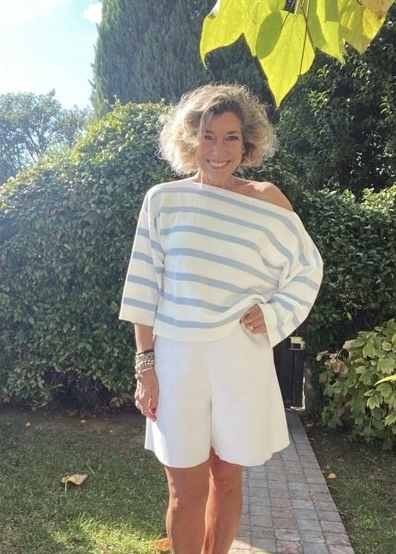 Blusa Listrada Tricô