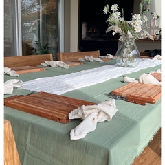 MANTEL GASA VERDE