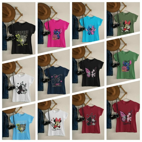 Kit com 12 T-Shirts Flocado – Estilo Conforto e Preço de Atacado - comprar online