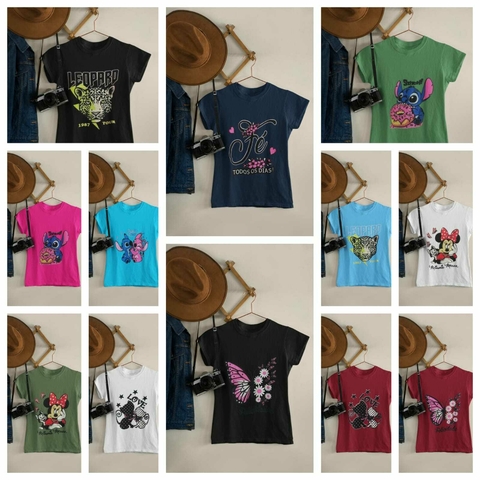 Kit com 10 T-Shirts Estampadas – Mais Estilo, Mais Economia! - comprar online