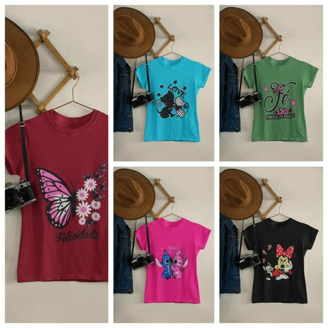 Kit de 5 T-Shirts Flocado – Estilo e Conforto para Qualquer Ocasião - comprar online