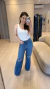 Calça Jeans Feminina Baggy com Rasgo DZ21591