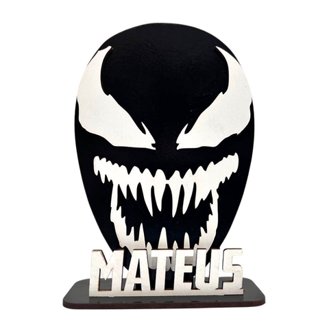 Kit com 10 Centros de Mesa Venom Personalizados com Nome