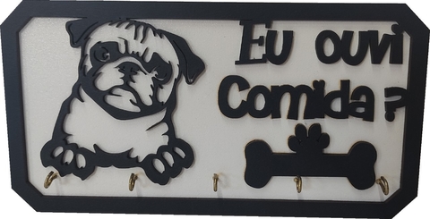 Porta Chaves Pug