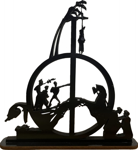 Totem Harry Potter Reliquias MDF Centro de mesa Harry Potter