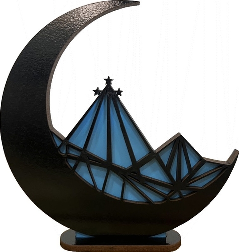 Totem Acotar Centro de Mesa Corte de Espinhos e Rosas MDF