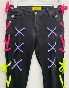JEAN negro fluo - comprar online