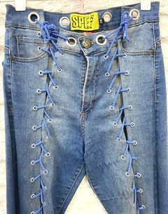 JEAN chupin azul - comprar online