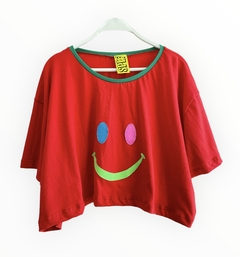 Remera Crop Smile