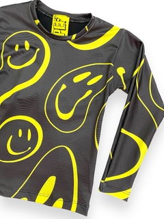 Remera m/larga Acidspe Negra - comprar online