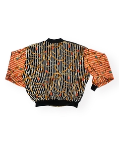 Bomber Rayas Versace - comprar online