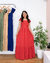 Vestido Longo com Faixa (Telha) - comprar online