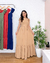 Vestido Longo com Faixa (Nude) na internet