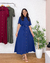 Vestido Chemise Midi (Azul) - comprar online