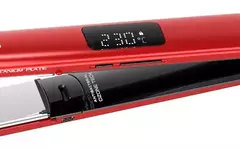 PLANCHA PARA CABELLO TITANIO ION ROJA GAMA ITALY - verdini