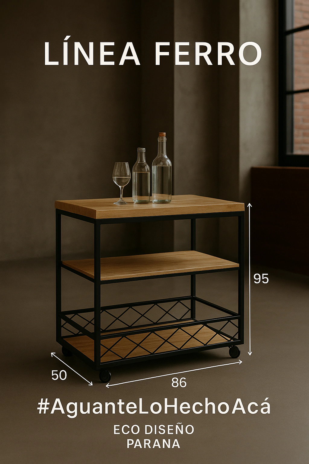mesa de arrime industrial