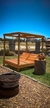 camastro doble con pergola en internet